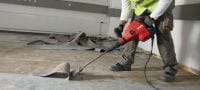 TE-Y FS Floor scrapers Extra-sharp SDS Max (TE-Y) floor scraper chisels for removing flooring and coatings using demolition tools Applications 1