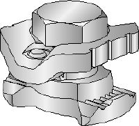 MQN-F Channel connector Hot-dip galvanised (HDG) channel connector for joining any elements with a butterfly opening